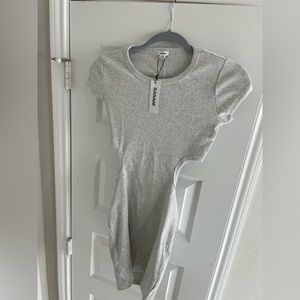 Garage open back minidress